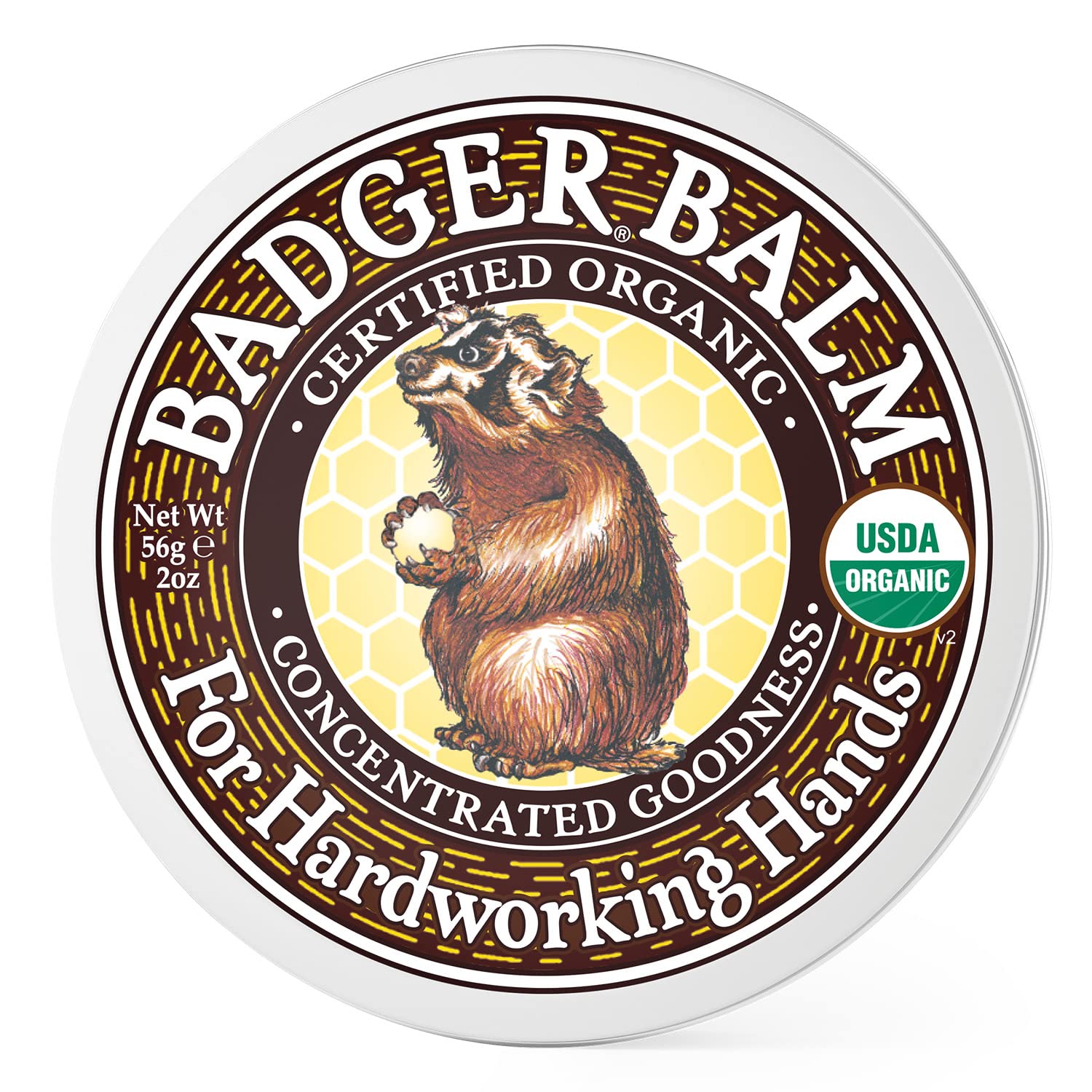 Foto 2 pulgar | Bálsamo para Manos Badger Hardworking Hands 60 ml Orgánico - Venta Internacional