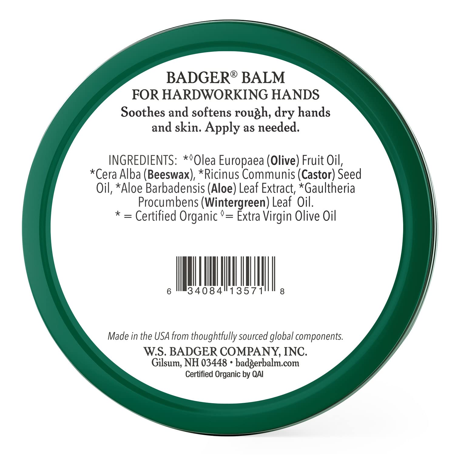 Foto 3 pulgar | Bálsamo para Manos Badger Hardworking Hands 60 ml Orgánico - Venta Internacional