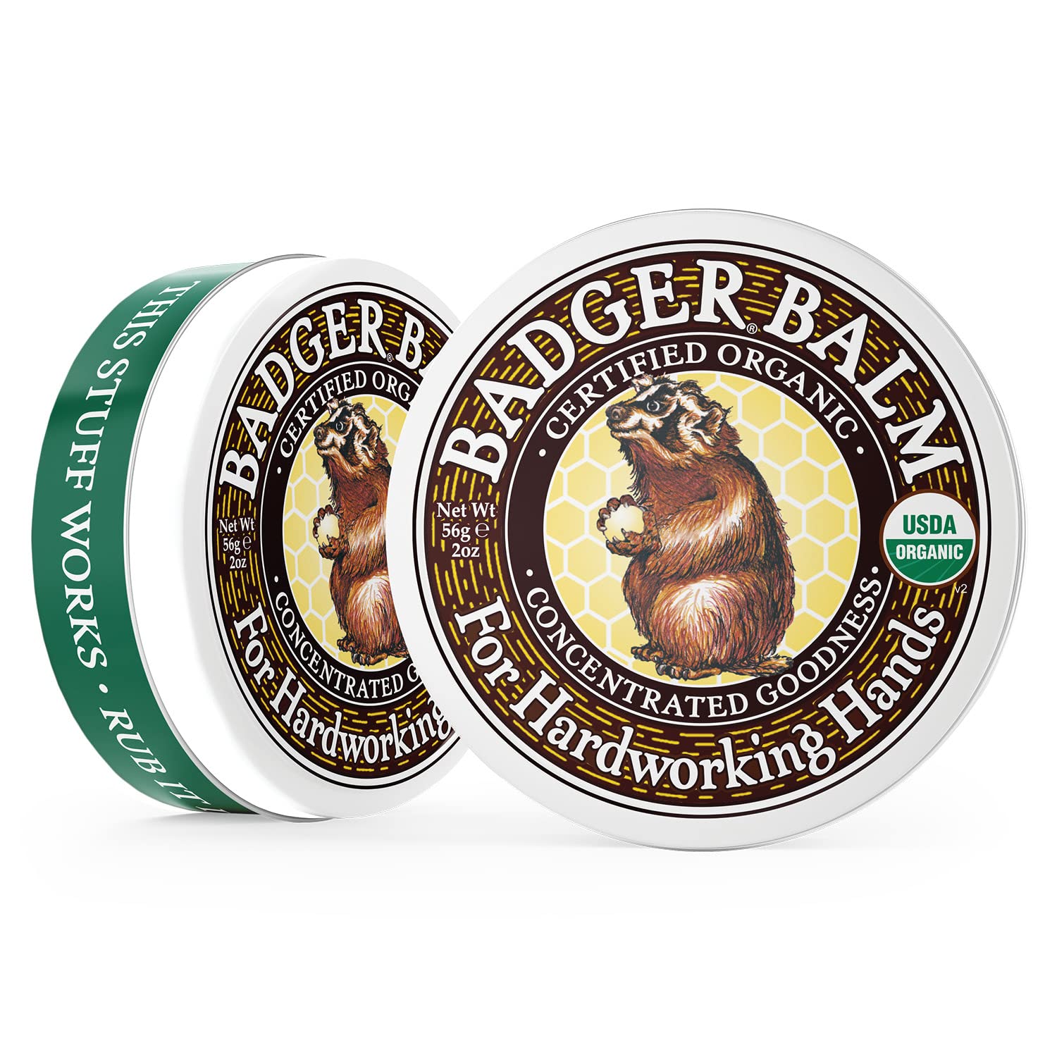 Foto 4 pulgar | Bálsamo para Manos Badger Hardworking Hands 60 ml Orgánico - Venta Internacional