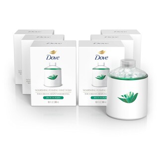 Foto 1 | Jabón Espumoso para Manos Dove Nourishing Aloe Eucalipto 300 ml Paquete de 6 - Venta Internacional