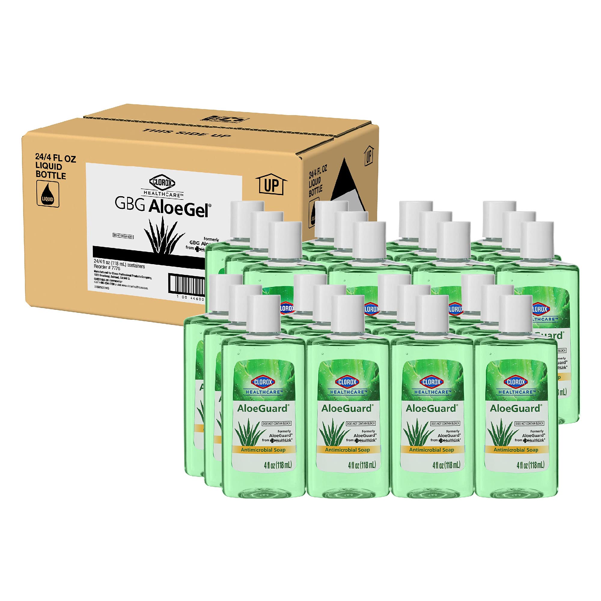 Foto 1 | Jabón De Manos Clorox Healthcare Aloeguard, 4 Ml, Aloe Vera, Paquete De 24 - Venta Internacional.