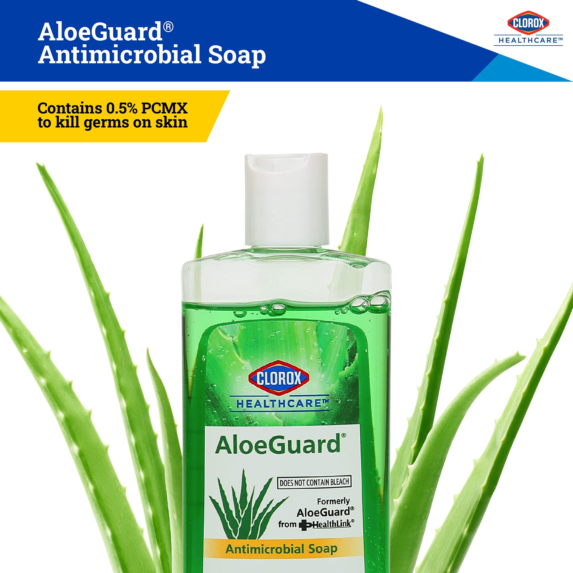 Foto 3 pulgar | Jabón De Manos Clorox Healthcare Aloeguard, 4 Ml, Aloe Vera, Paquete De 24 - Venta Internacional.