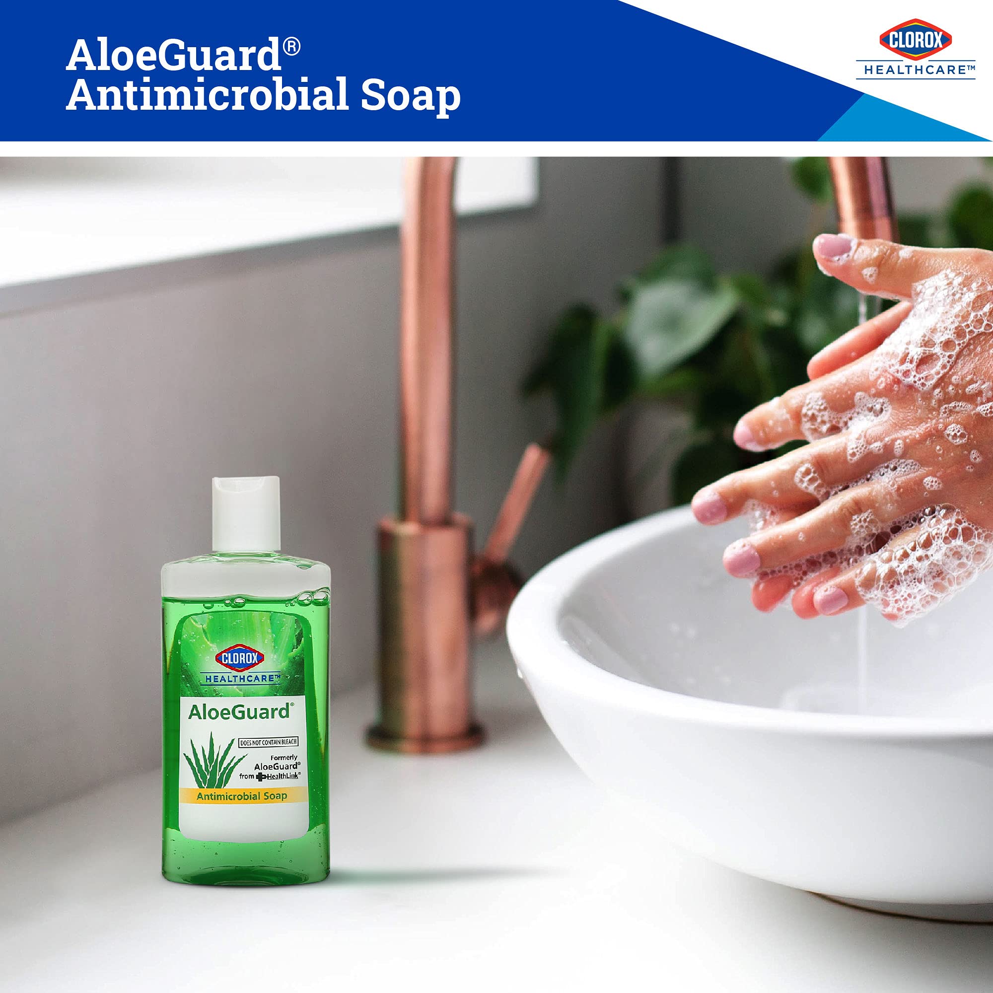 Foto 6 pulgar | Jabón De Manos Clorox Healthcare Aloeguard, 4 Ml, Aloe Vera, Paquete De 24 - Venta Internacional.