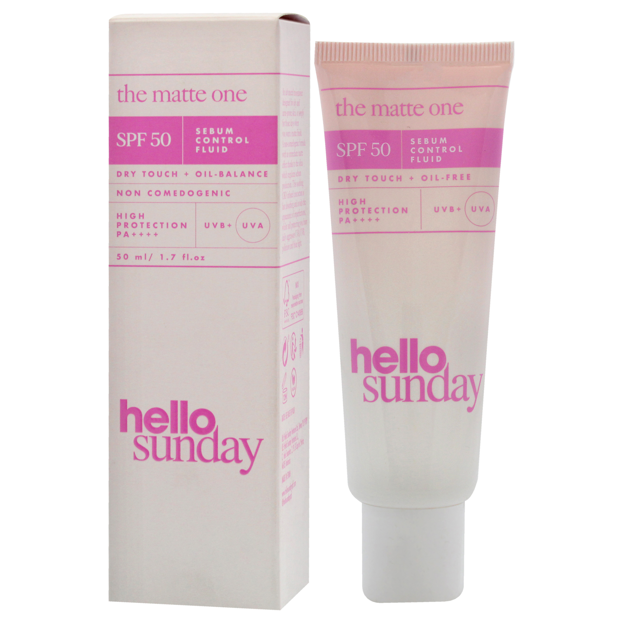 Foto 4 pulgar | Protector Solar Hello Sunday The Matte One, Líquido Seborreador, 50 Ml - Venta Internacional.