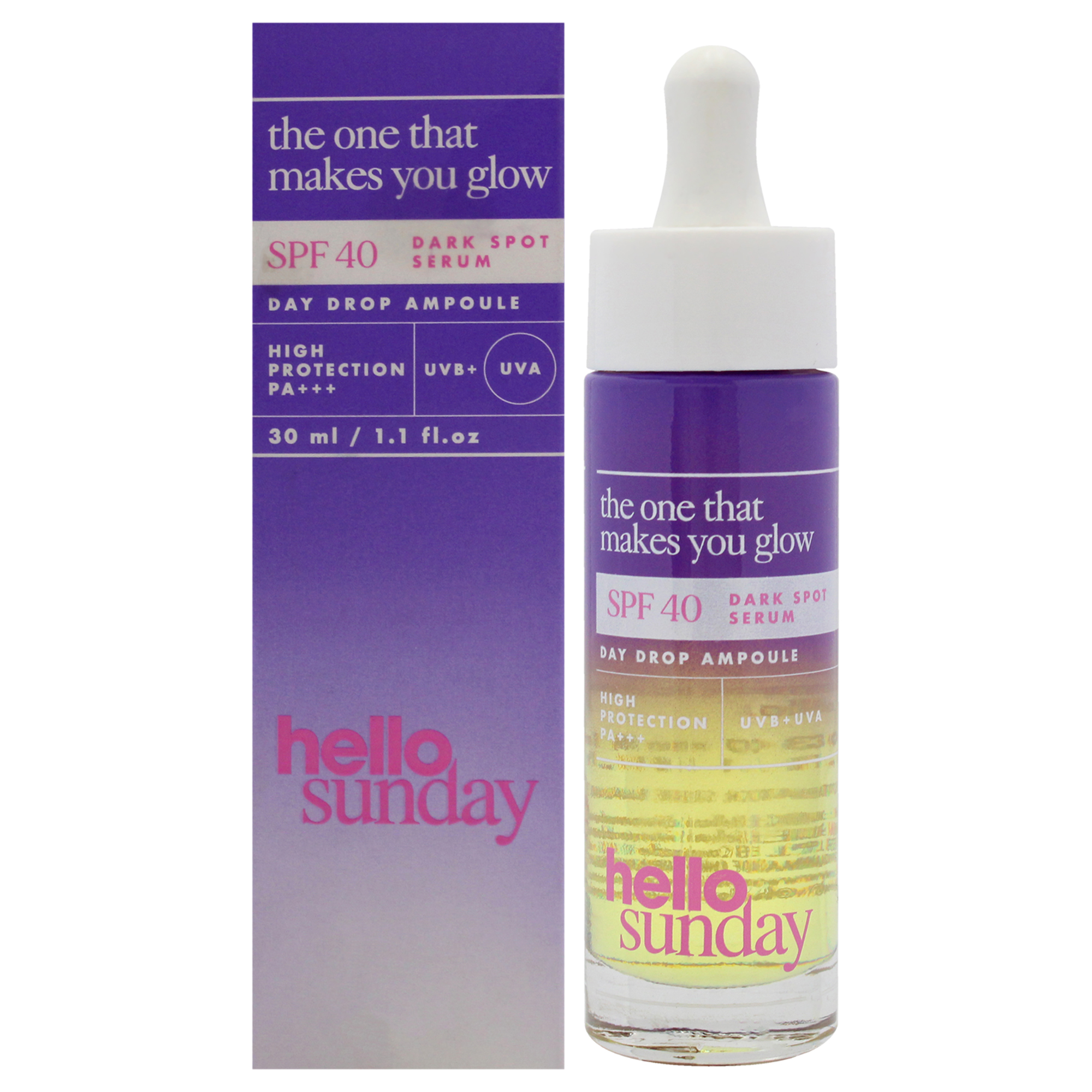 Foto 2 pulgar | Sérum Hello Sunday The One Dark Spf 40 30 Ml Unisex - Venta Internacional.