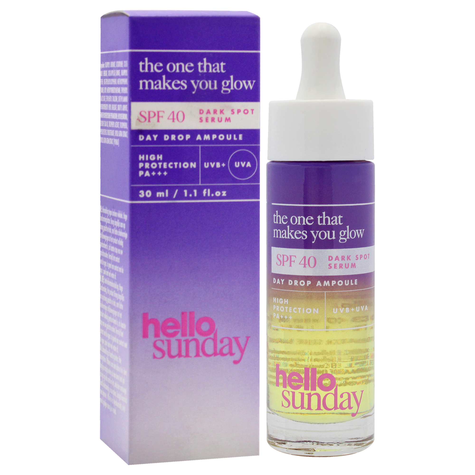 Foto 4 pulgar | Sérum Hello Sunday The One Dark Spf 40 30 Ml Unisex - Venta Internacional.