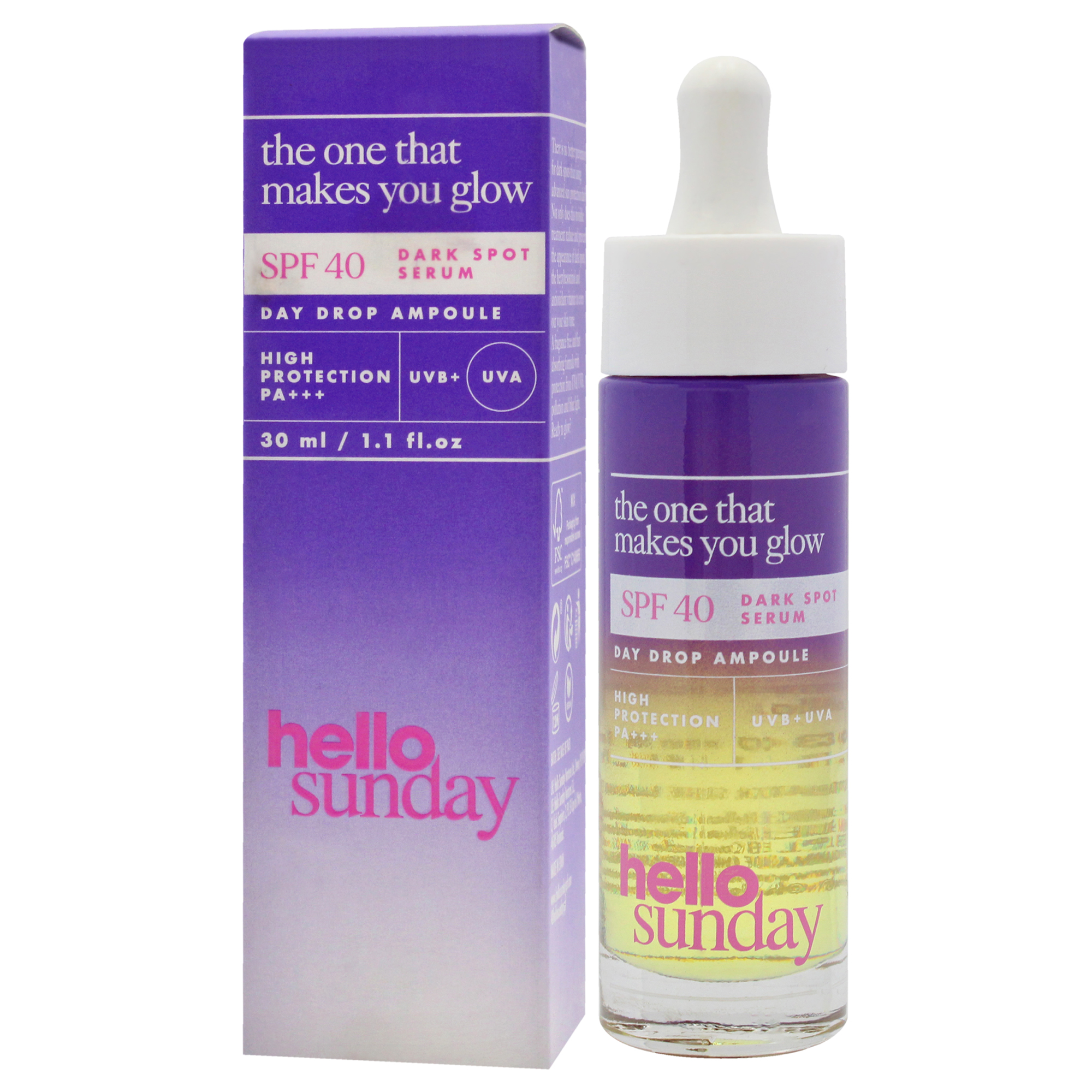 Foto 5 pulgar | Sérum Hello Sunday The One Dark Spf 40 30 Ml Unisex - Venta Internacional.