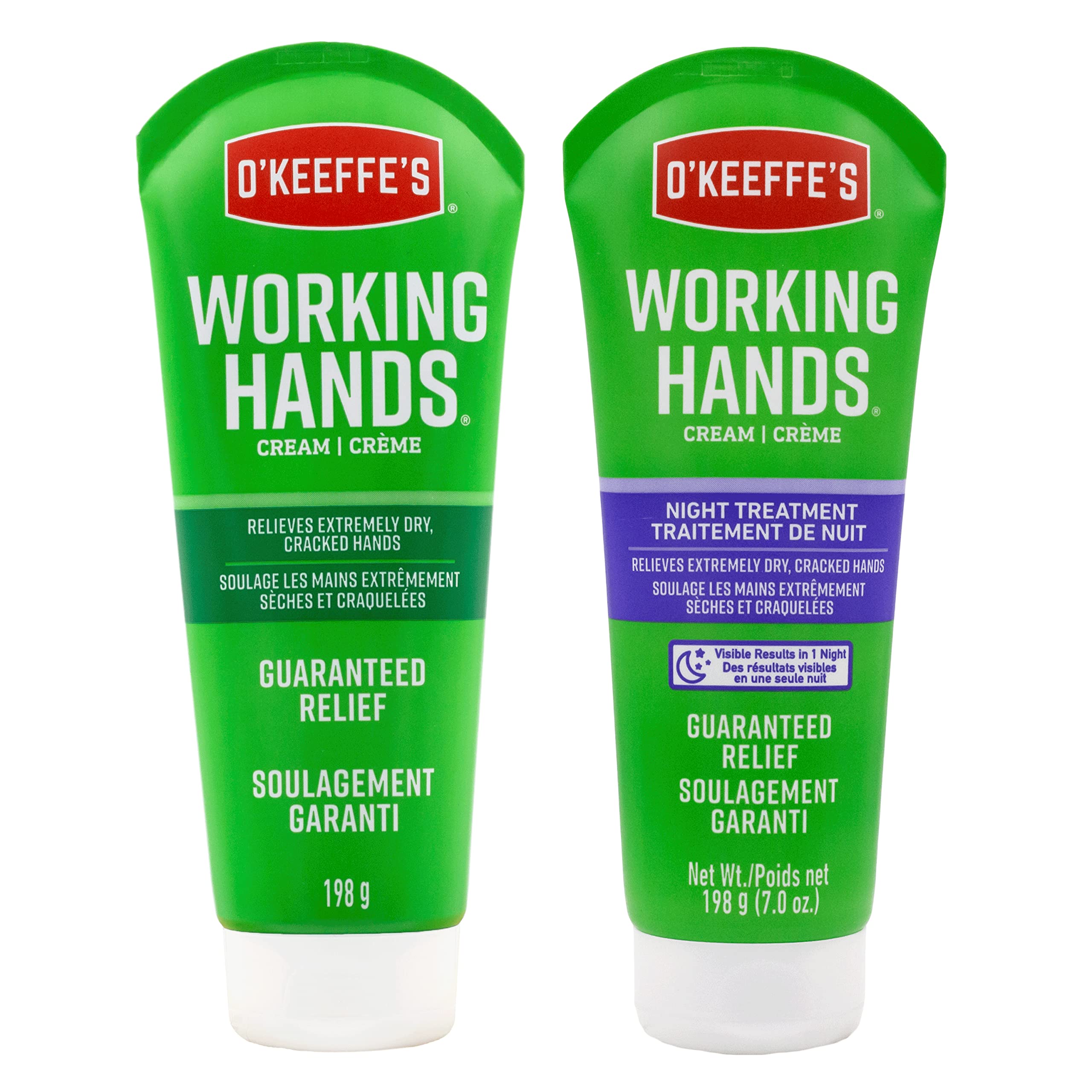 Foto 2 pulgar | Crema De Manos O'keeffe's Working Hands Tubo De 200 Ml Y Crema De Noche - Venta Internacional