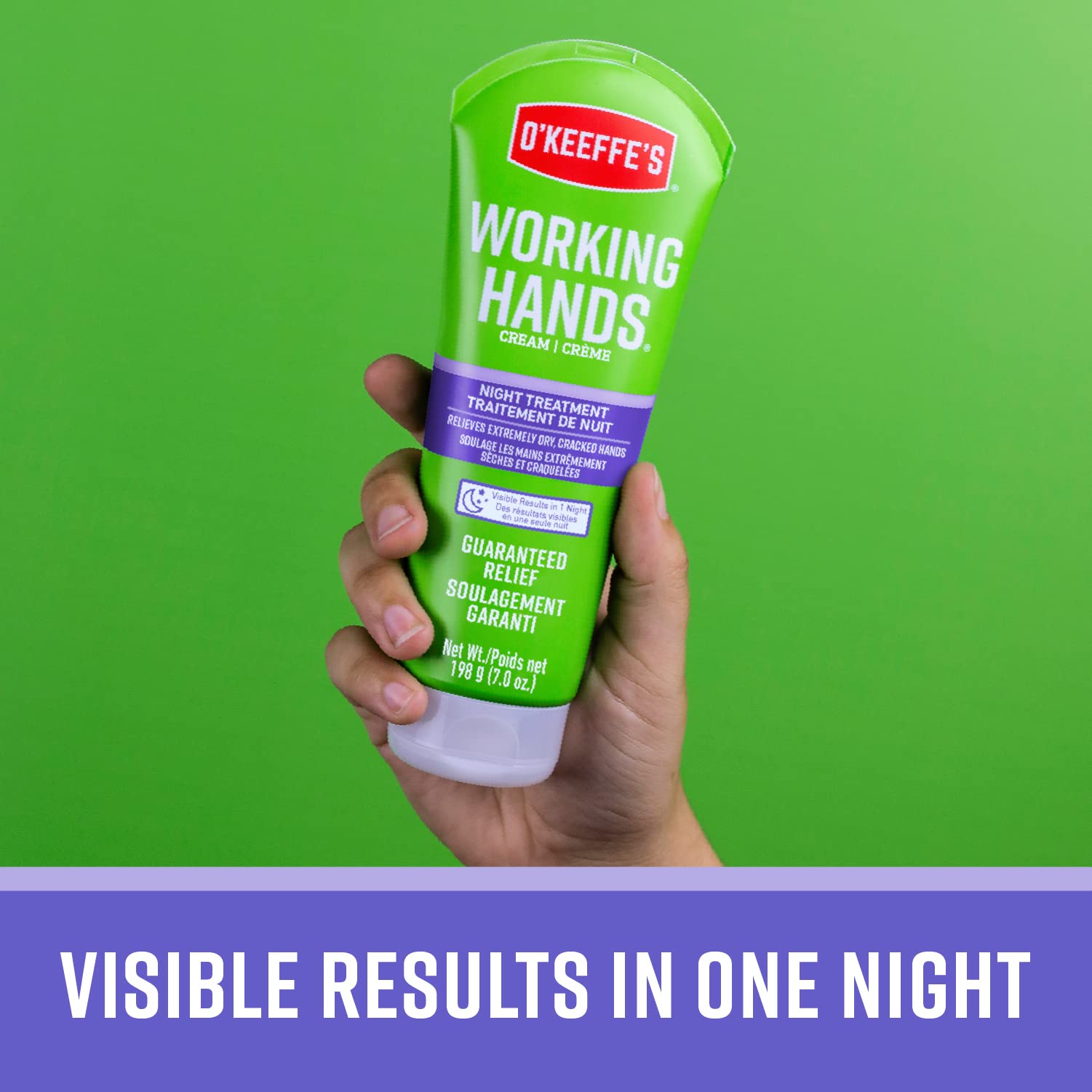 Foto 7 pulgar | Crema De Manos O'keeffe's Working Hands Tubo De 200 Ml Y Crema De Noche - Venta Internacional