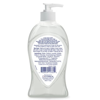 Foto 2 | Jabón Líquido Para Manos Lucky Super Soft Coconut & Ginger 400 Ml - Venta Internacional.
