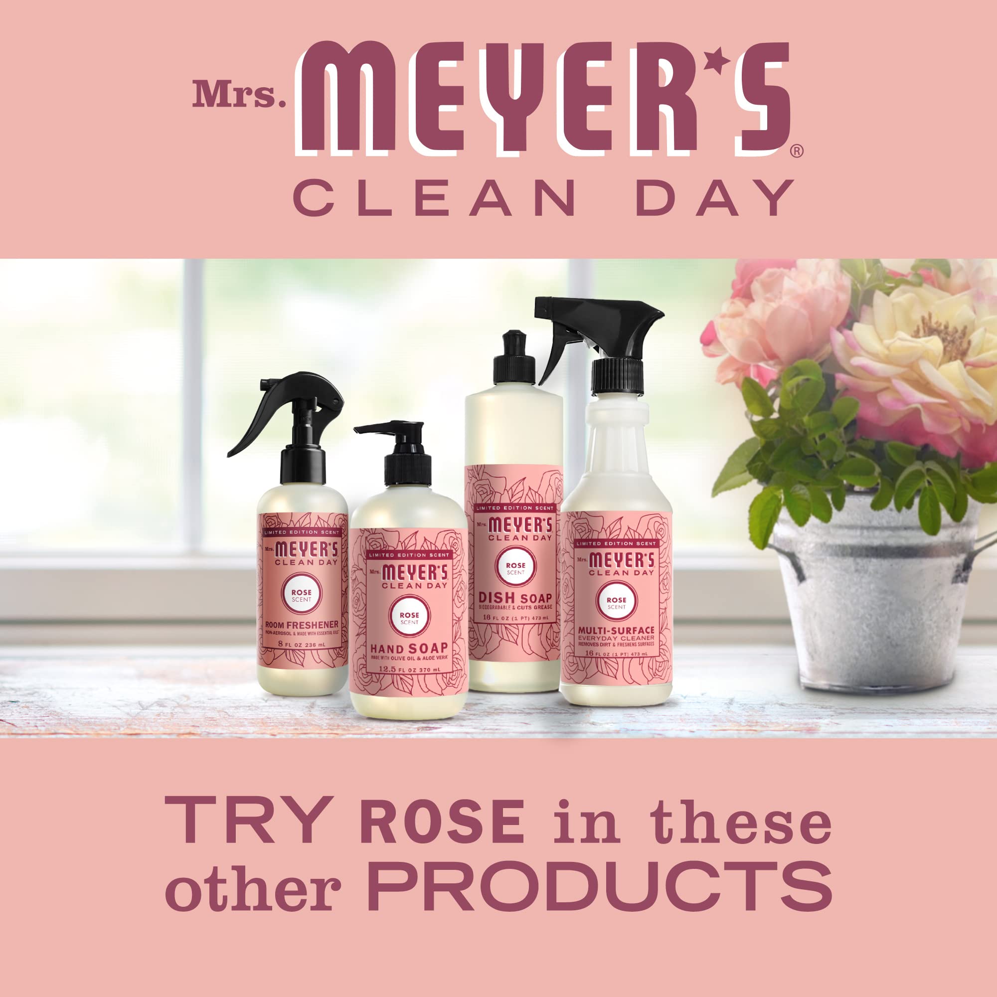 Foto 7 | Jabón Líquido Para Manos Mrs. Meyer's Clean Day Rose 370 Ml (paquete De 3) - Venta Internacional.