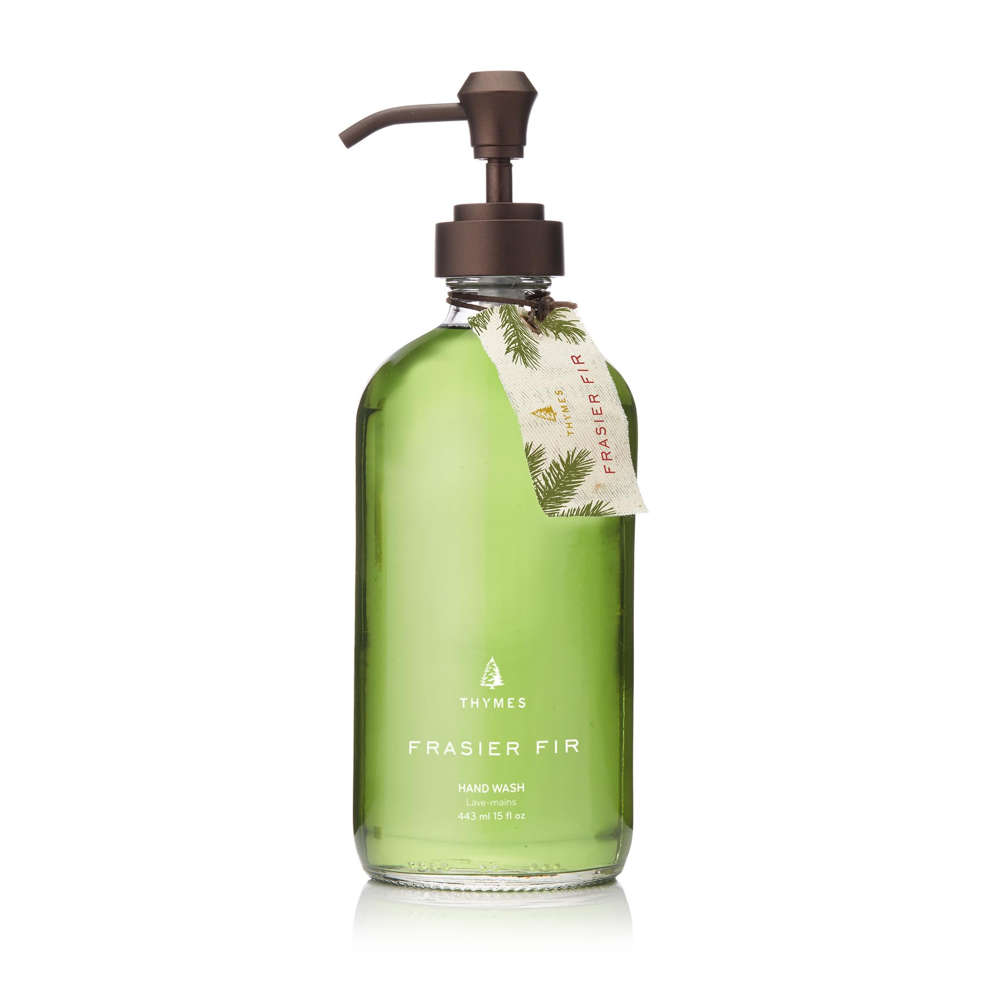 Foto 2 pulgar | Botella De Vidrio Hand Wash Thymes Frasier Fir De 450 Ml - Venta Internacional.