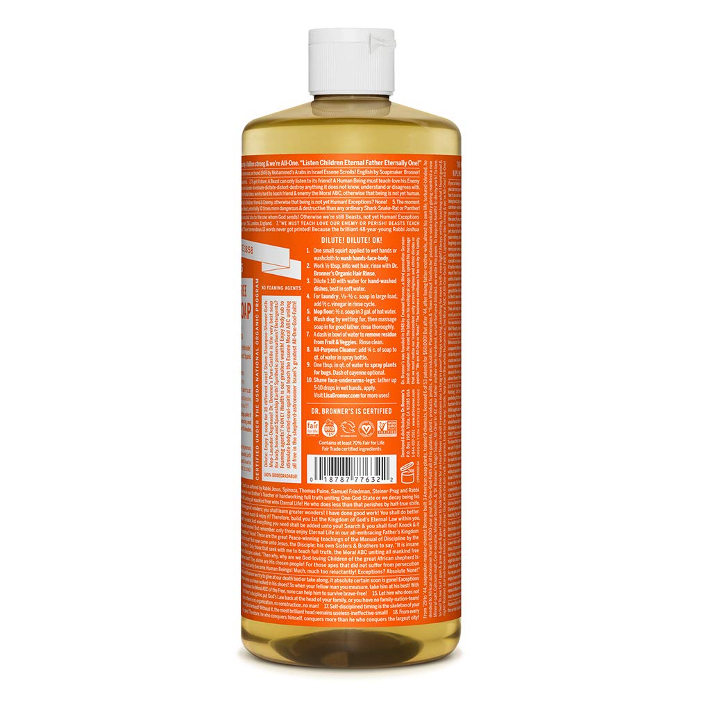 Foto 3 pulgar | Jabón Líquido Dr. Bronner's Pure-castile Tea Tree 946 Ml, Paquete De 2 - Venta Internacional.