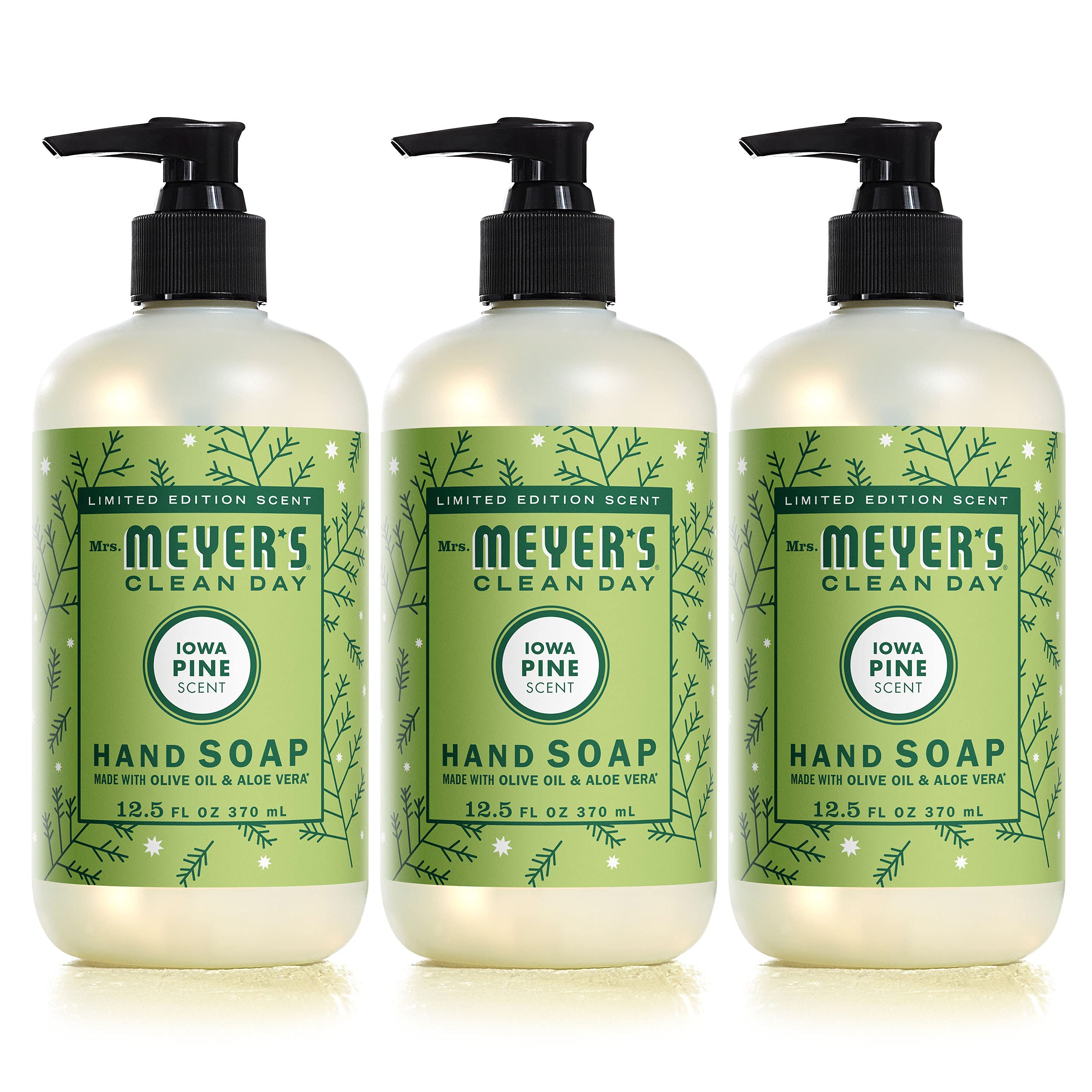 Jabón De Manos Mrs. Meyer's Clean Day Edición Limitada Iowa Pine 370 Ml - Venta Internacional.
