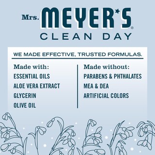Foto 4 | Jabón Líquido Para Manos Relill Mrs. Meyer's Clean Day, 1 Litro, Snowdrop - Venta Internacional.