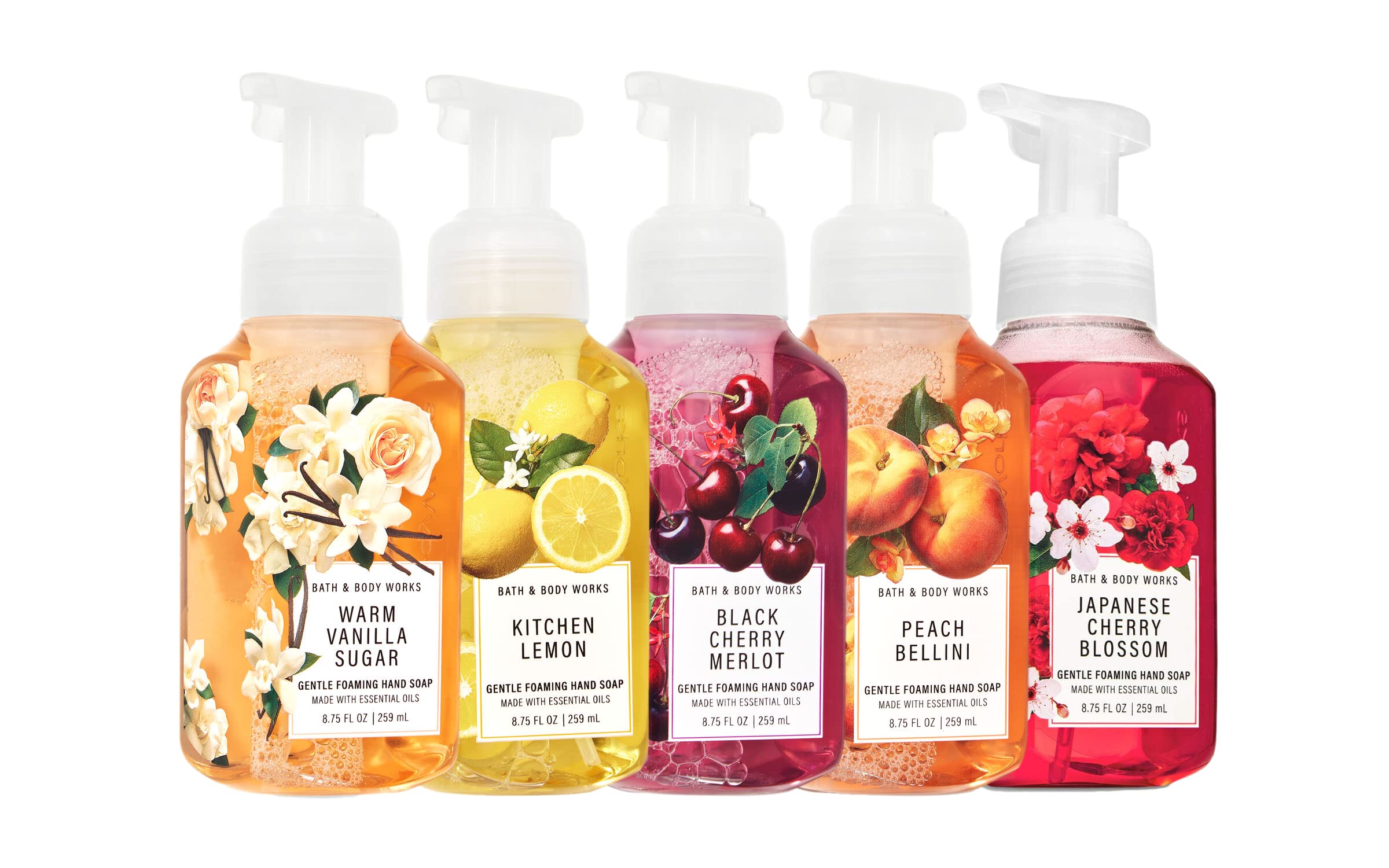 Set De Jabón Para Manos Bath And Body Works Fresh And Bright X5 - Venta Internacional.