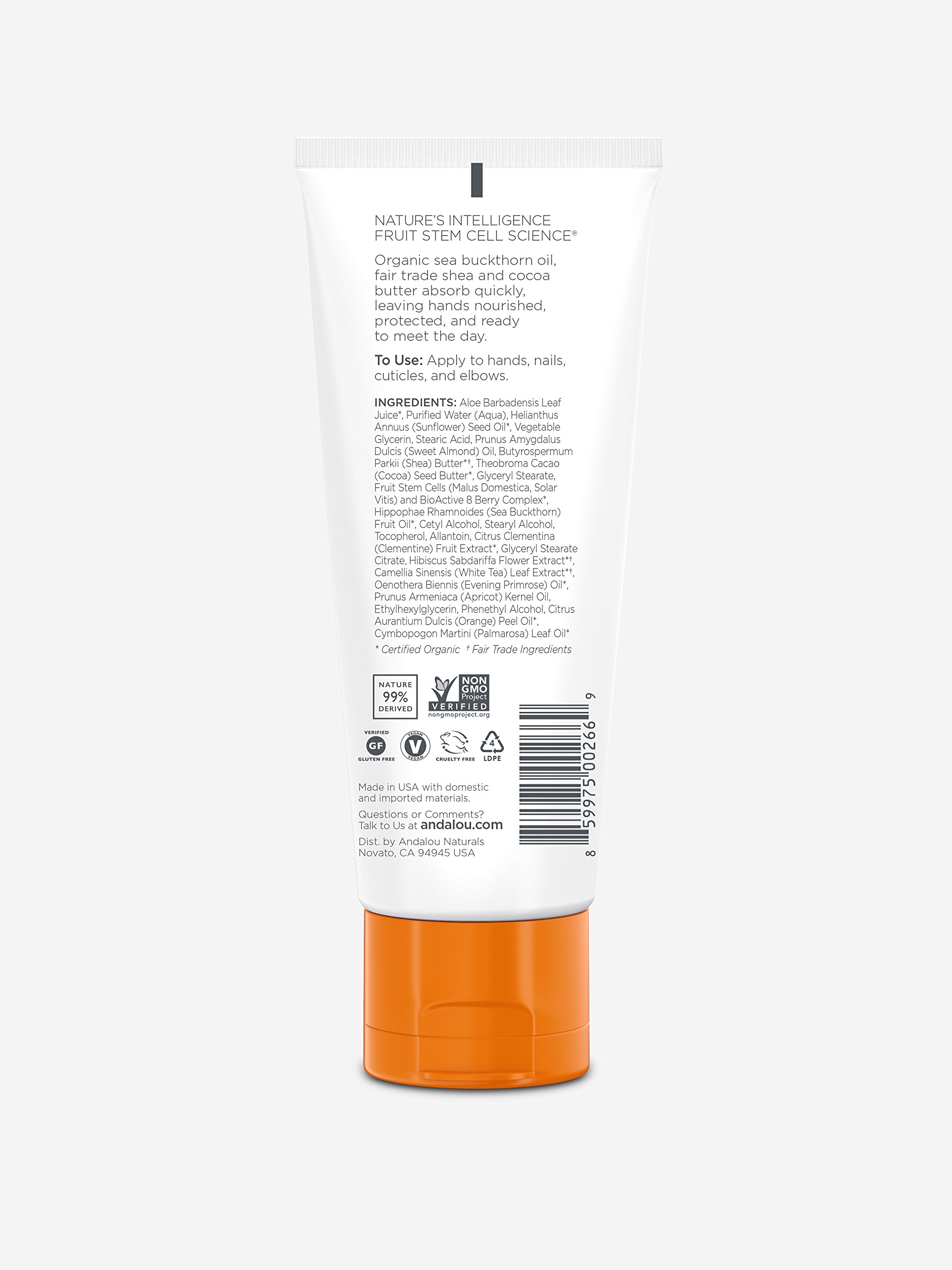 Foto 3 pulgar | Crema De Manos Andalou Naturals Clementine 100ml - Venta Internacional.