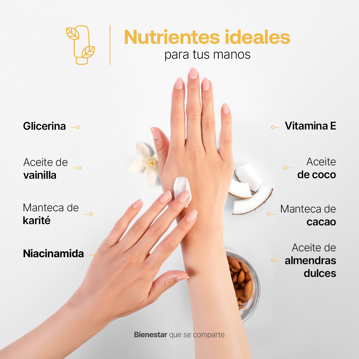 Foto 3 pulgar | Kit 3 Cremas para Manos Olor Vainilla 80 ml con Vitamina E y Niacinamida Natural Hand Cream B Life