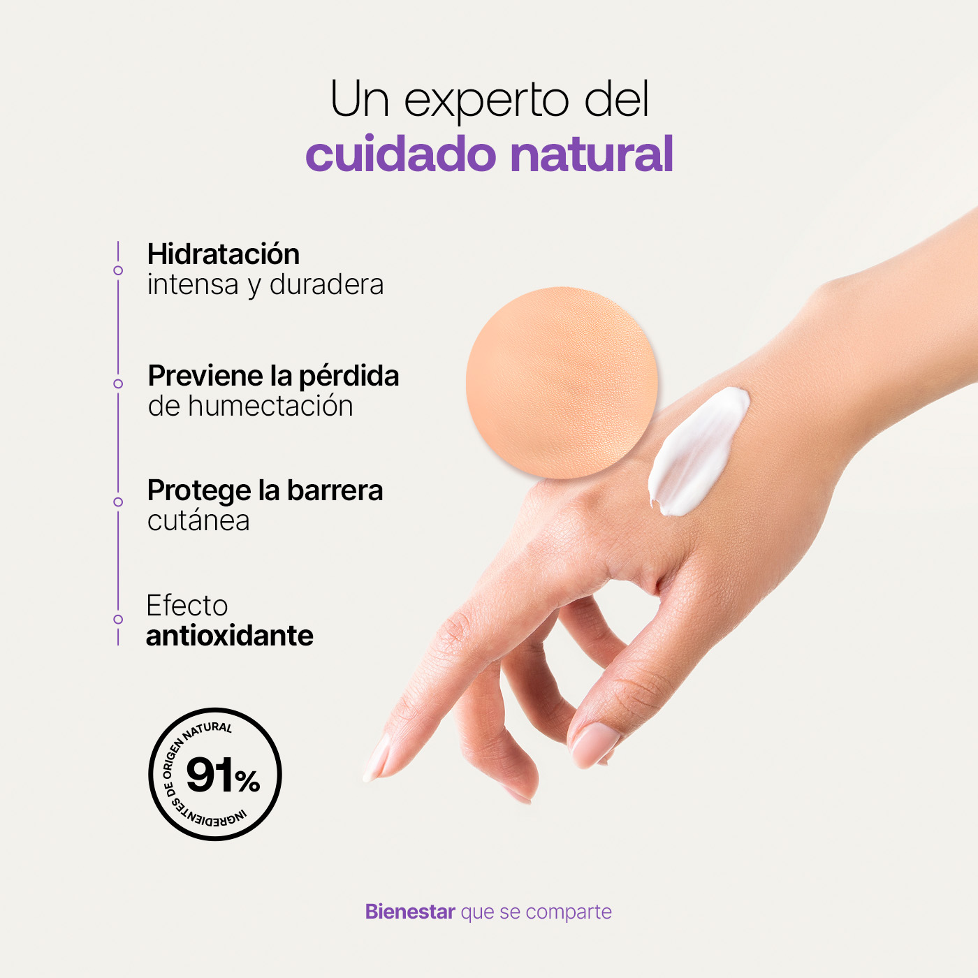 Foto 5 pulgar | Kit 3 Cremas para Manos Aroma Lavanda 80 ml con Vitamina E y Niacinamida Natural Hand Cream B Life