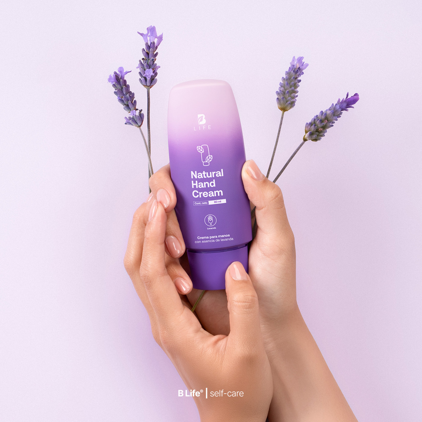 Foto 8 pulgar | Kit 3 Cremas para Manos Aroma Lavanda 80 ml con Vitamina E y Niacinamida Natural Hand Cream B Life