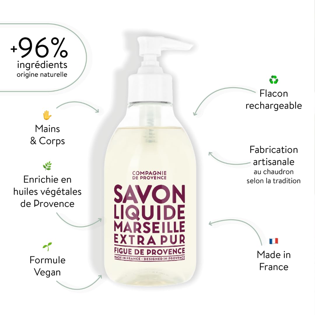 Foto 3 pulgar | Jabón Líquido La Compagnie De Provence Higo De Provenza 300 Ml - Venta Internacional.