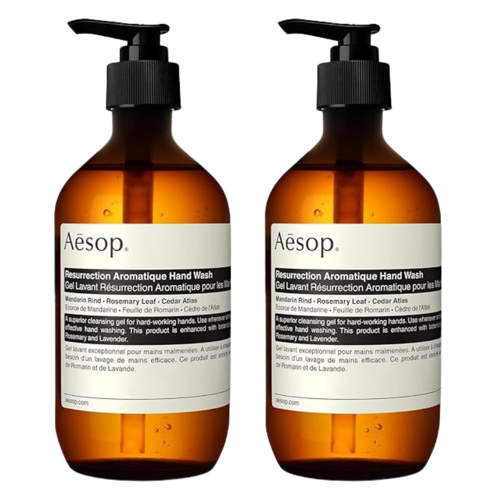 Foto 2 pulgar | Jabón De Manos Aesop Resurrection Aromatique 500 Ml (paquete De 2) - Venta Internacional.