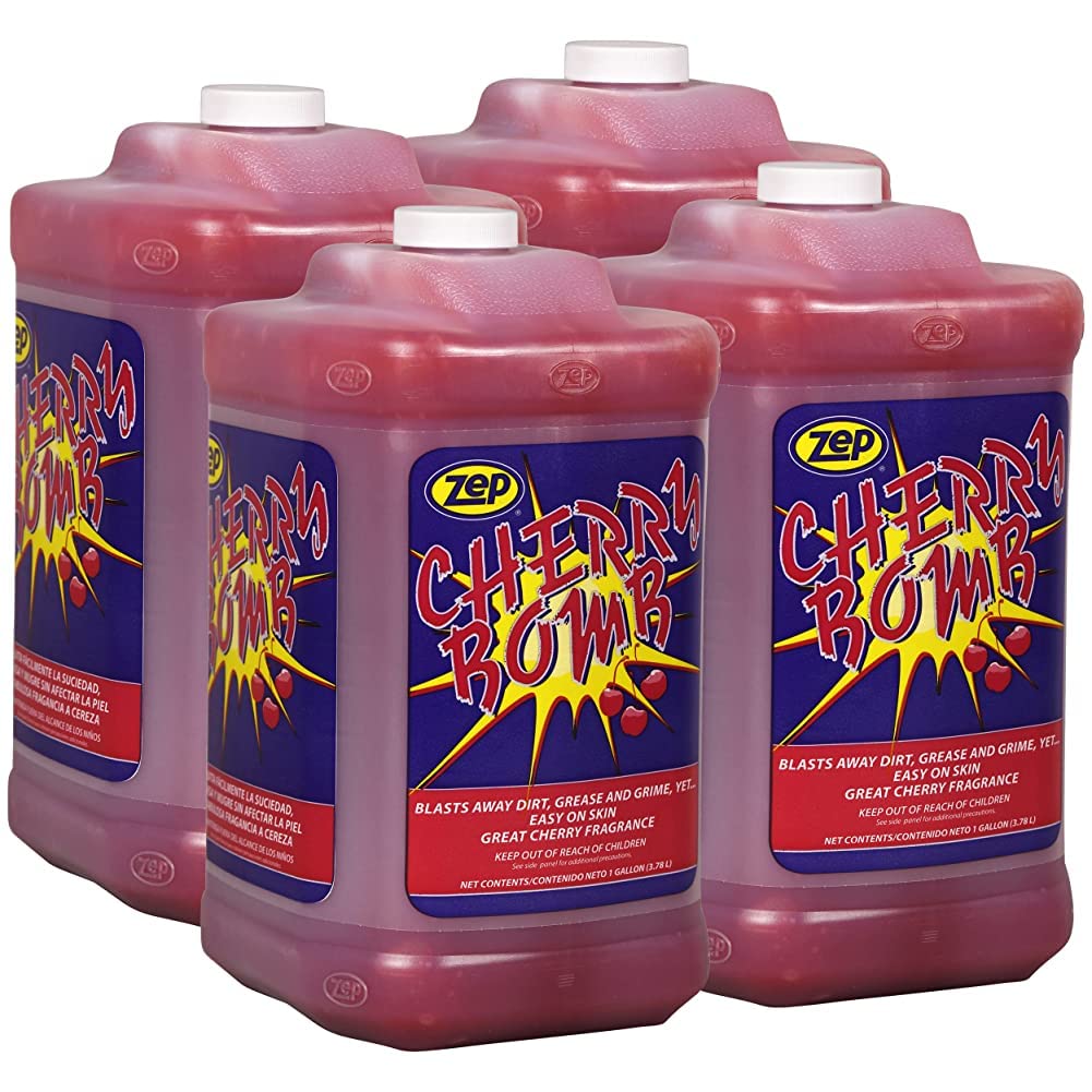 Gel Limpiador De Manos Zep Cherry Bomb Industrial De 3,78 L (caja De 4) - Venta Internacional.