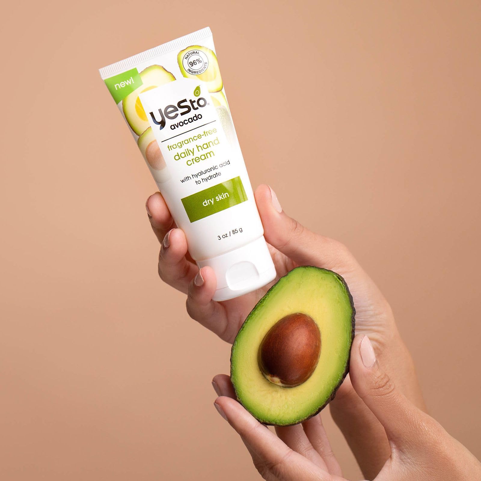 Foto 4 | Crema De Manos Yes To Avocado Sin Fragancia Con Ácido Hialurónico - Venta Internacional.