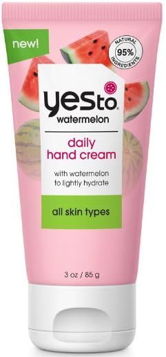 Crema De Manos Yes To Watermelon, Hidratante Diaria, 90 Ml, Vegana - Venta Internacional.