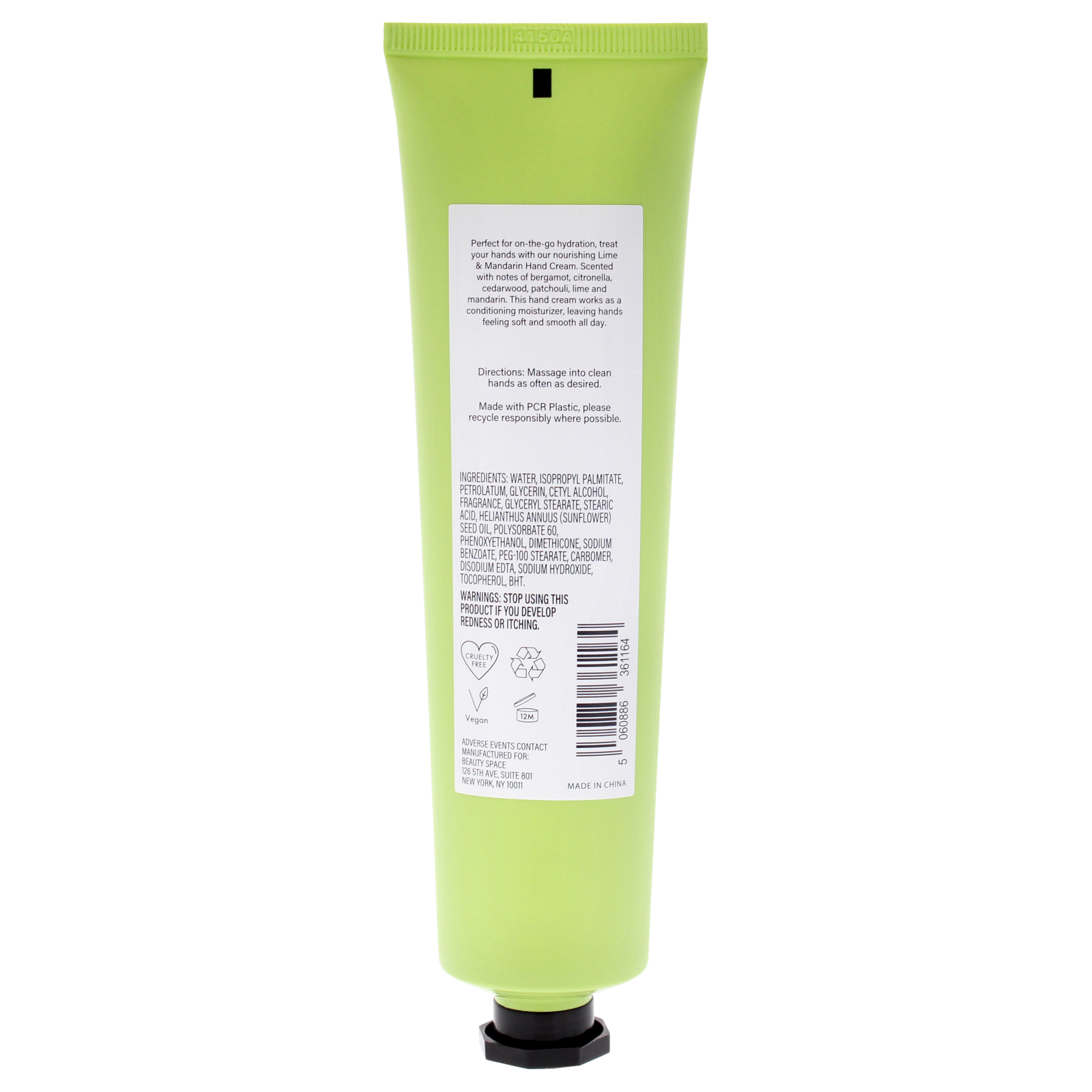Foto 3 pulgar | Crema De Manos Spacenk Beauty Space Lime & Mandarin 100 Ml - Venta Internacional