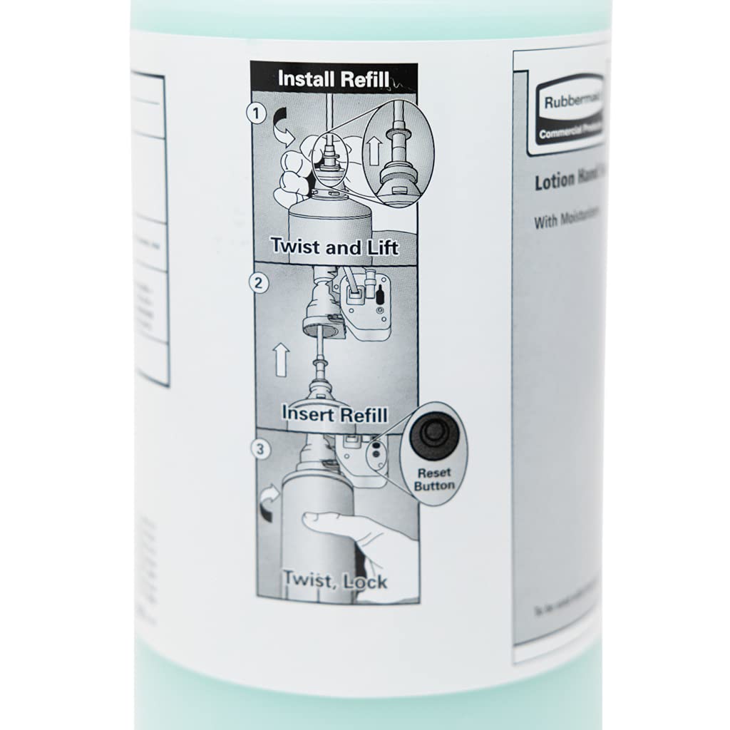 Foto 5 pulgar | Jabón Líquido Para Manos Rubbermaid Fg4013111 800 Ml Con Crema Hidratante X4 - Venta Internacional.