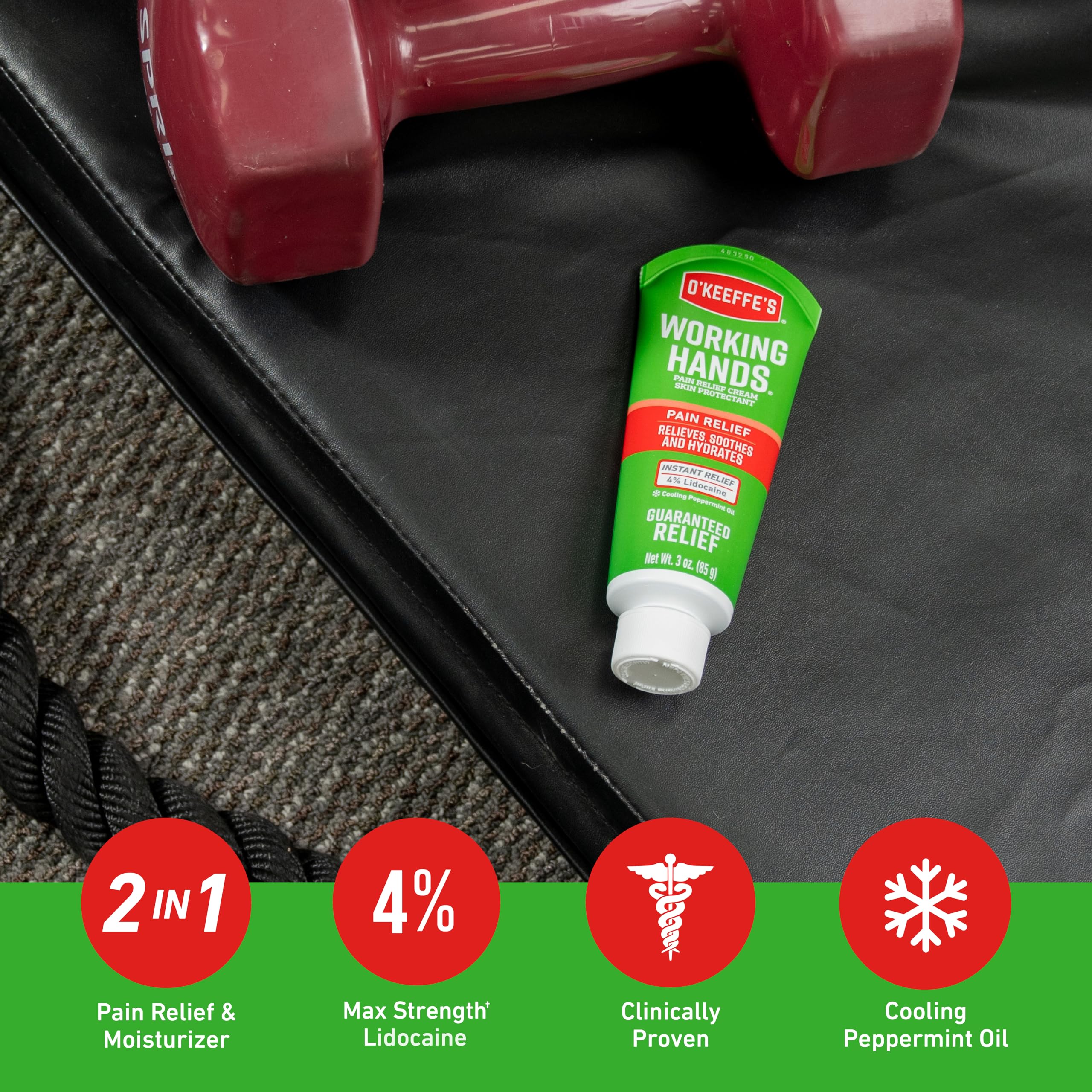 Foto 3 | Crema O'keeffe's Working Hands Para Aliviar El Dolor Con Lidocaína Al 4%, 90 Ml - Venta Internacional.