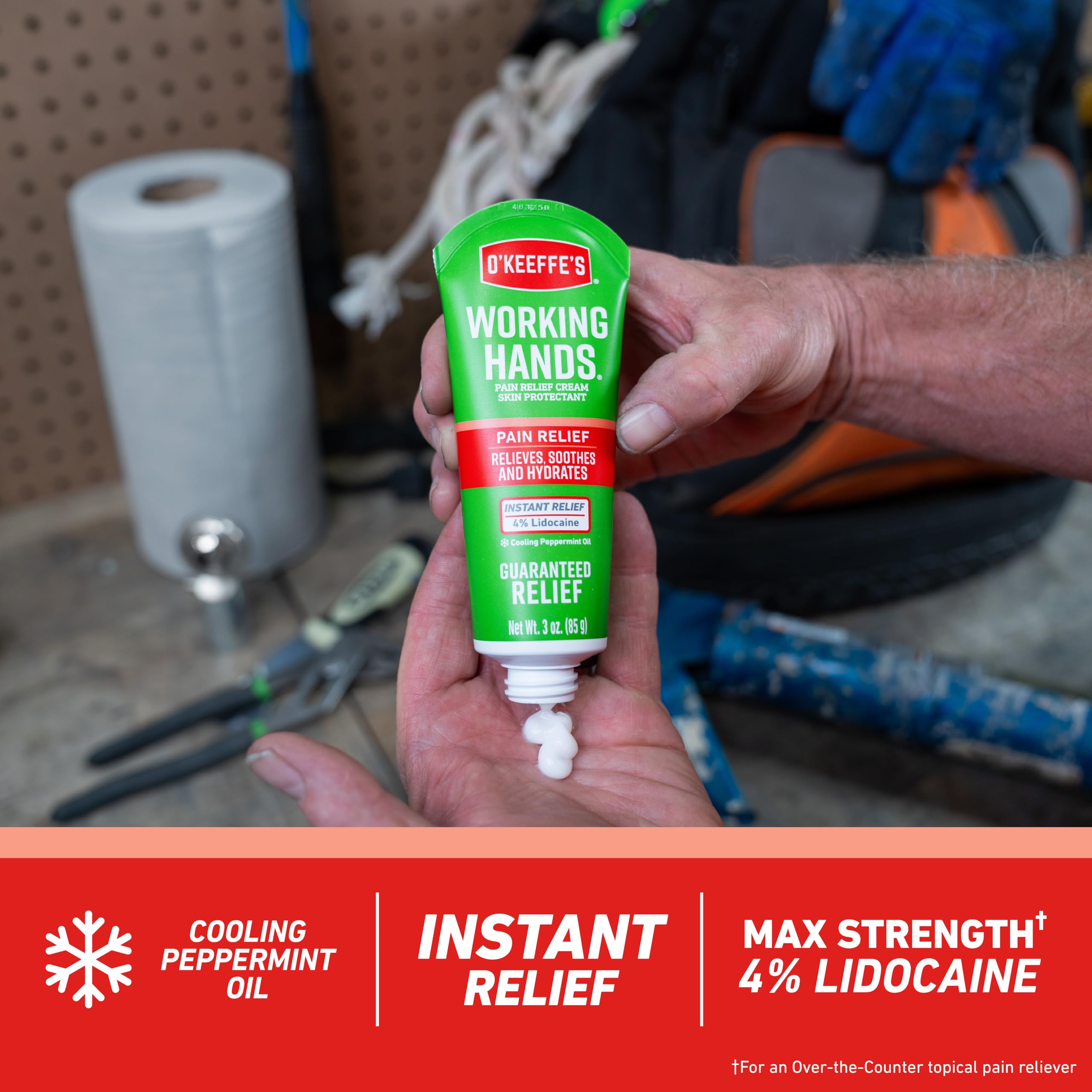 Foto 5 pulgar | Crema O'keeffe's Working Hands Para Aliviar El Dolor Con Lidocaína Al 4%, 90 Ml - Venta Internacional.