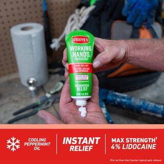Foto 4 | Crema O'keeffe's Working Hands Para Aliviar El Dolor Con Lidocaína Al 4%, 90 Ml - Venta Internacional.