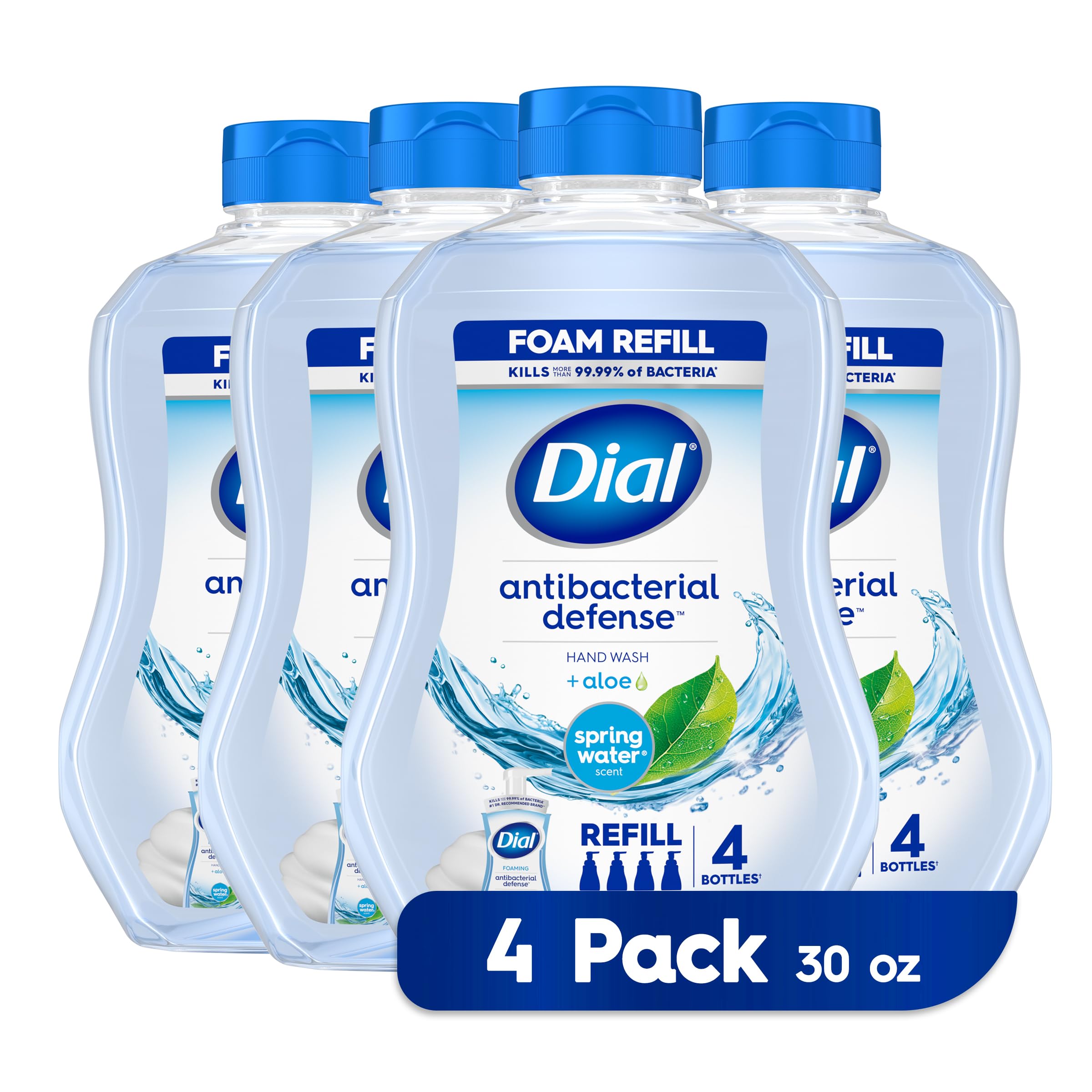 Foto 2 pulgar | Esfera De Recarga Para Lavar A Mano, Agua De Manantial Antibacteriana, 900 Ml X 4 - Venta Internacional.