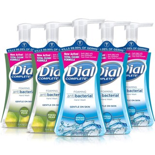Foto 1 | Jabón De Manos Dial Complete Antibacteriano, 2 Aromas, 221 Ml, Paquete De 5 - Venta Internacional.