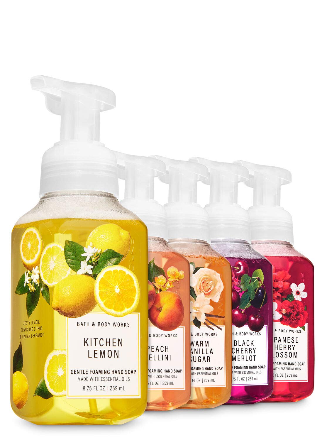 Foto 2 pulgar | Set De 5 Jabones Espumosos Para Manos Bath & Body Works Fall Loves - Venta Internacional.