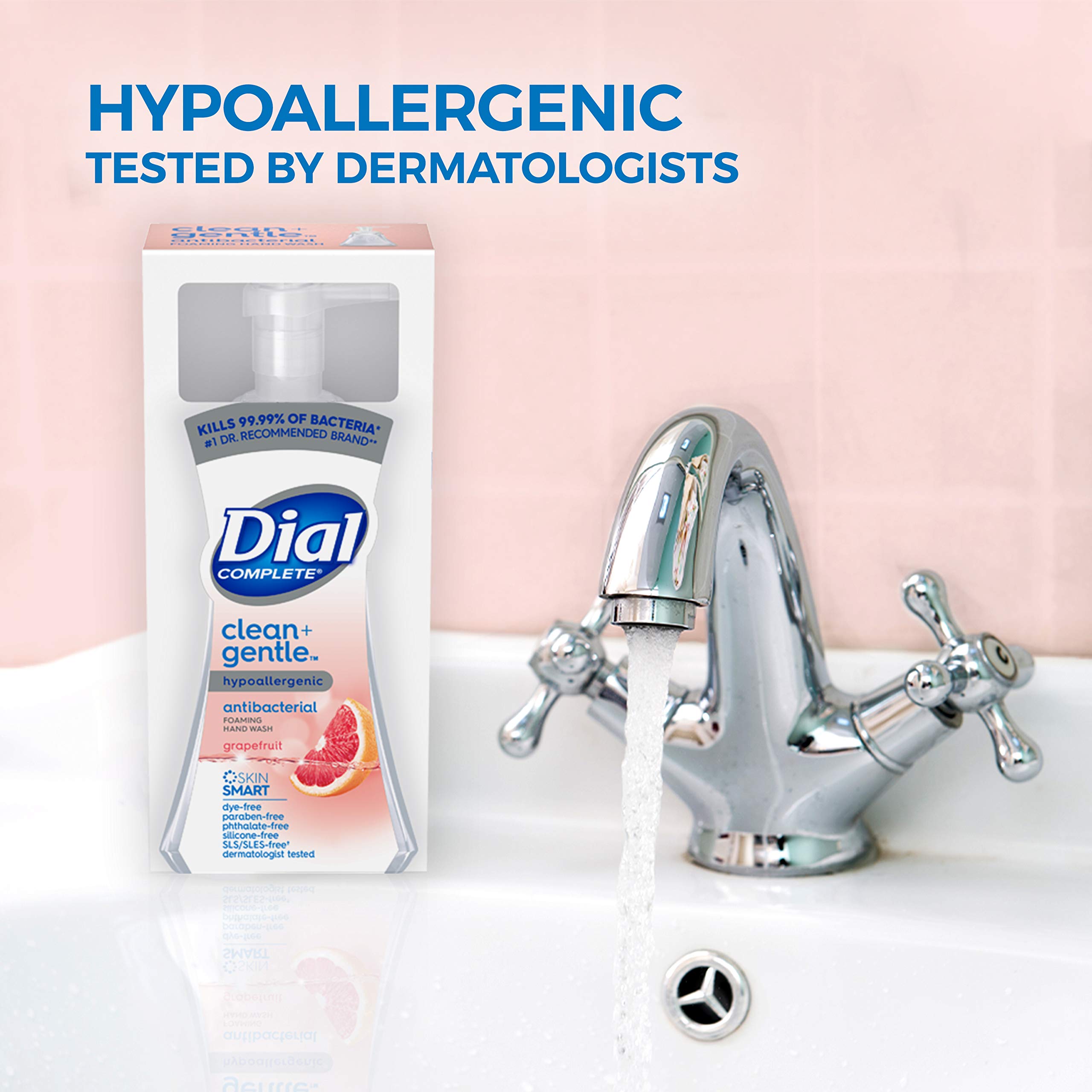 Foto 5 pulgar | Espuma Para Lavado A Mano Dial Complete Clean + Gentle, 225 Ml, Paquete De 8 - Venta Internacional.