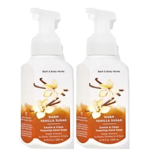 Foto 1 | Jabón De Manos Bath And Body Works Warm Vanilla Sugar 250 Ml (paquete De 2) - Venta Internacional.
