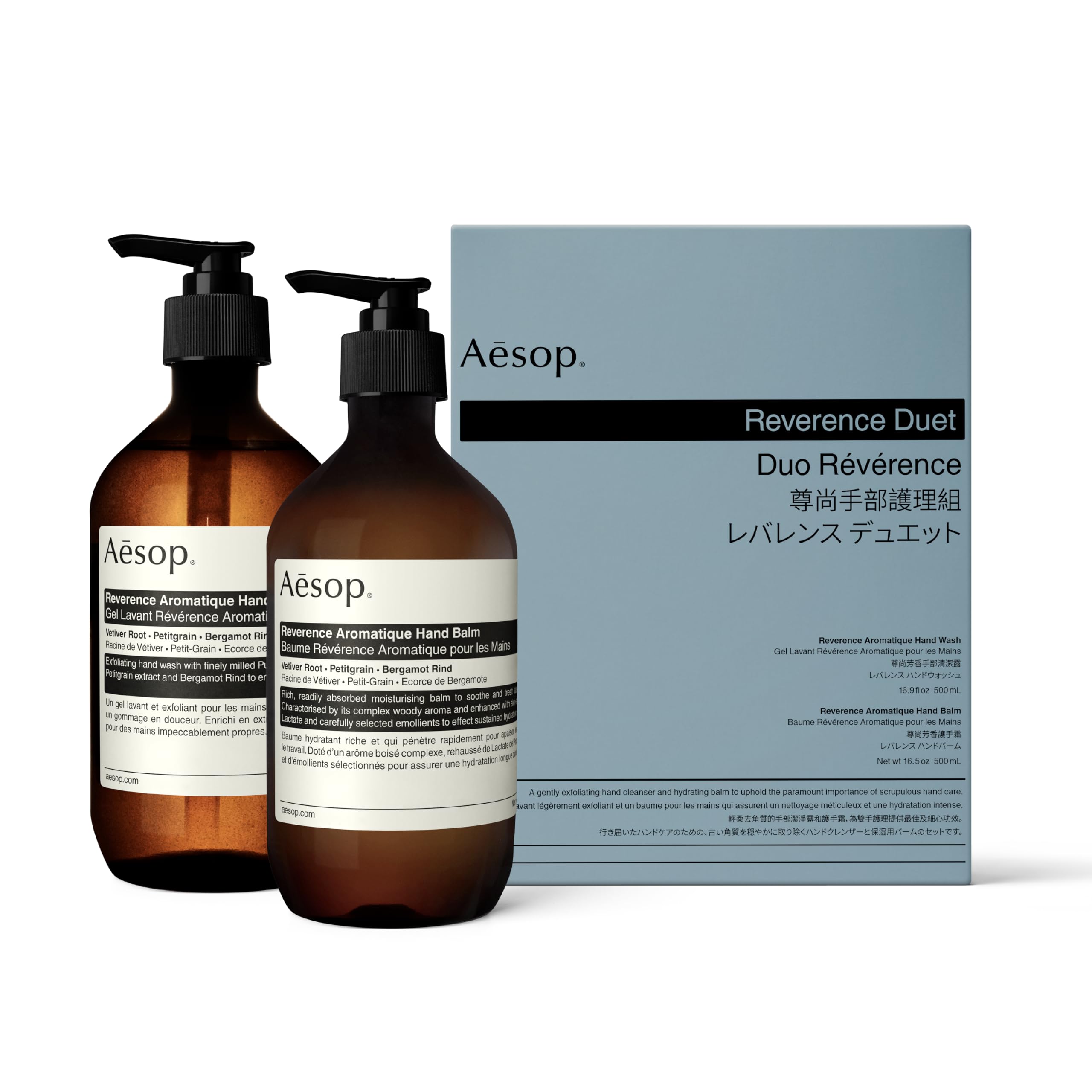 Foto 2 pulgar | Set De Jabón Y Bálsamo Para Manos Aesop Reverence Aromatique - Venta Internacional.