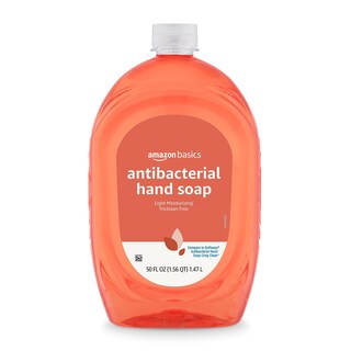 Foto 2 | Recambio De Jabón De Manos Amazon Basics Antibacteriano 1,5 L (paquete De 4) - Venta Internacional.