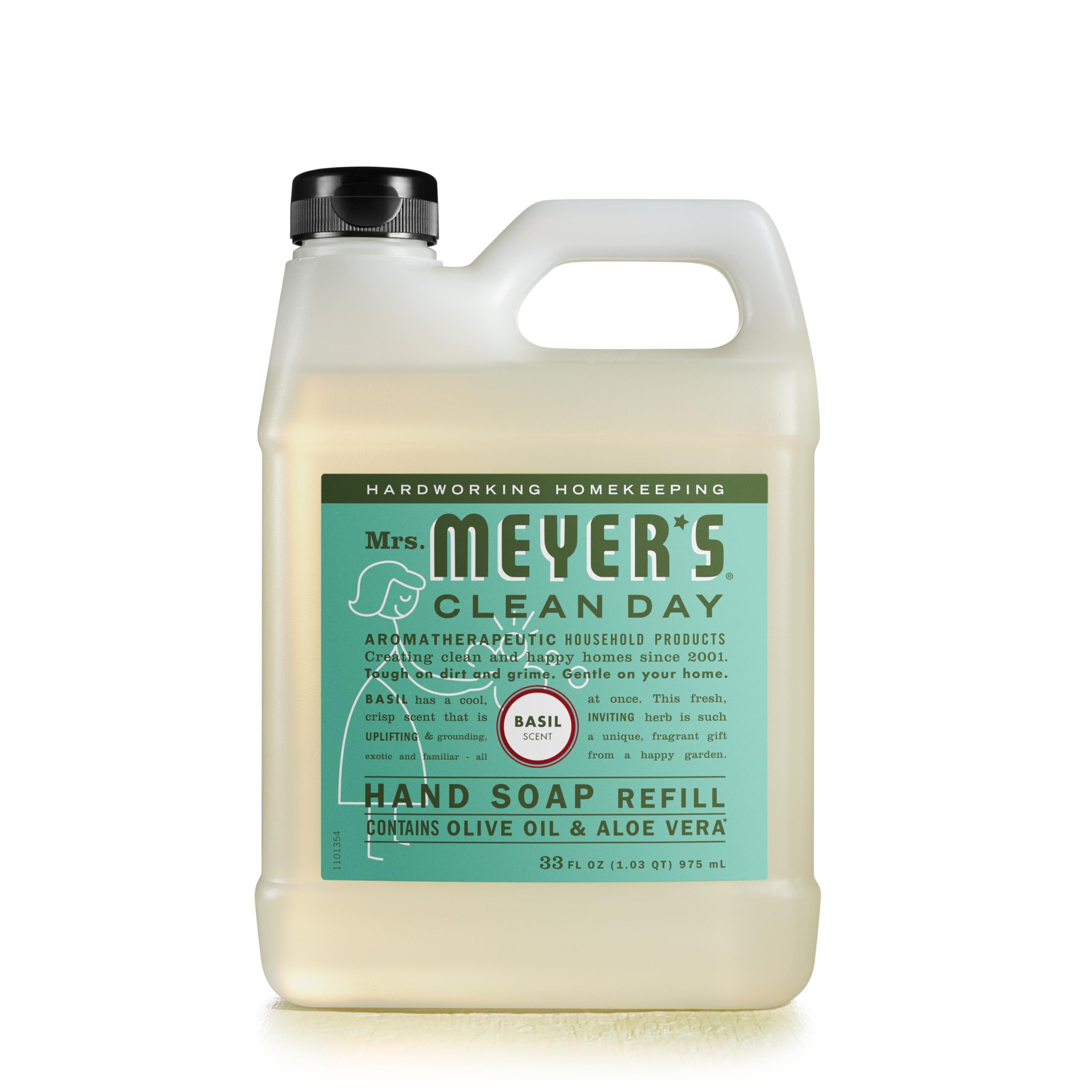 Foto 1 | Recambio De Jabón De Manos Mrs. Meyer's Clean Day Basil 1l - Venta Internacional.