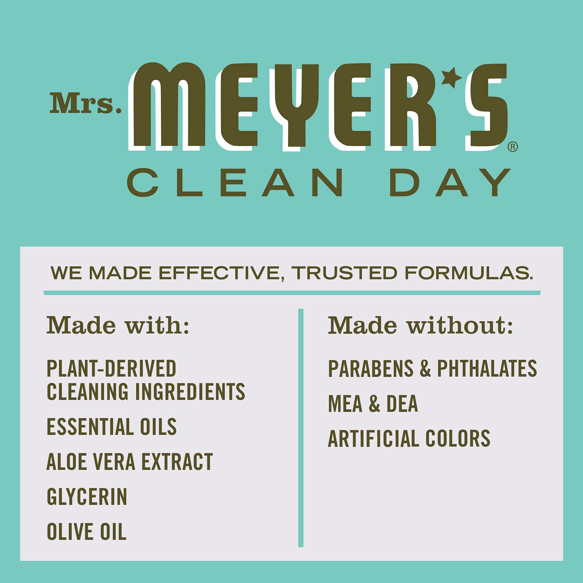 Foto 4 pulgar | Recambio De Jabón De Manos Mrs. Meyer's Clean Day Basil 1l - Venta Internacional.