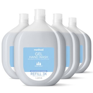 Foto 1 | Jabón De Manos En Gel, Método De Recarga, Agua Dulce, 1 Litro (paquete De 4) - Venta Internacional.