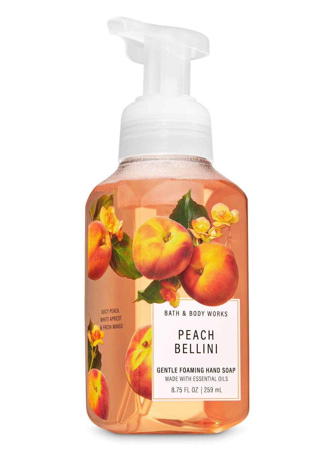 Foto 2 pulgar | Jabón De Manos Espumoso Bath & Body Works Peach Bellini 2020 - Venta Internacional.