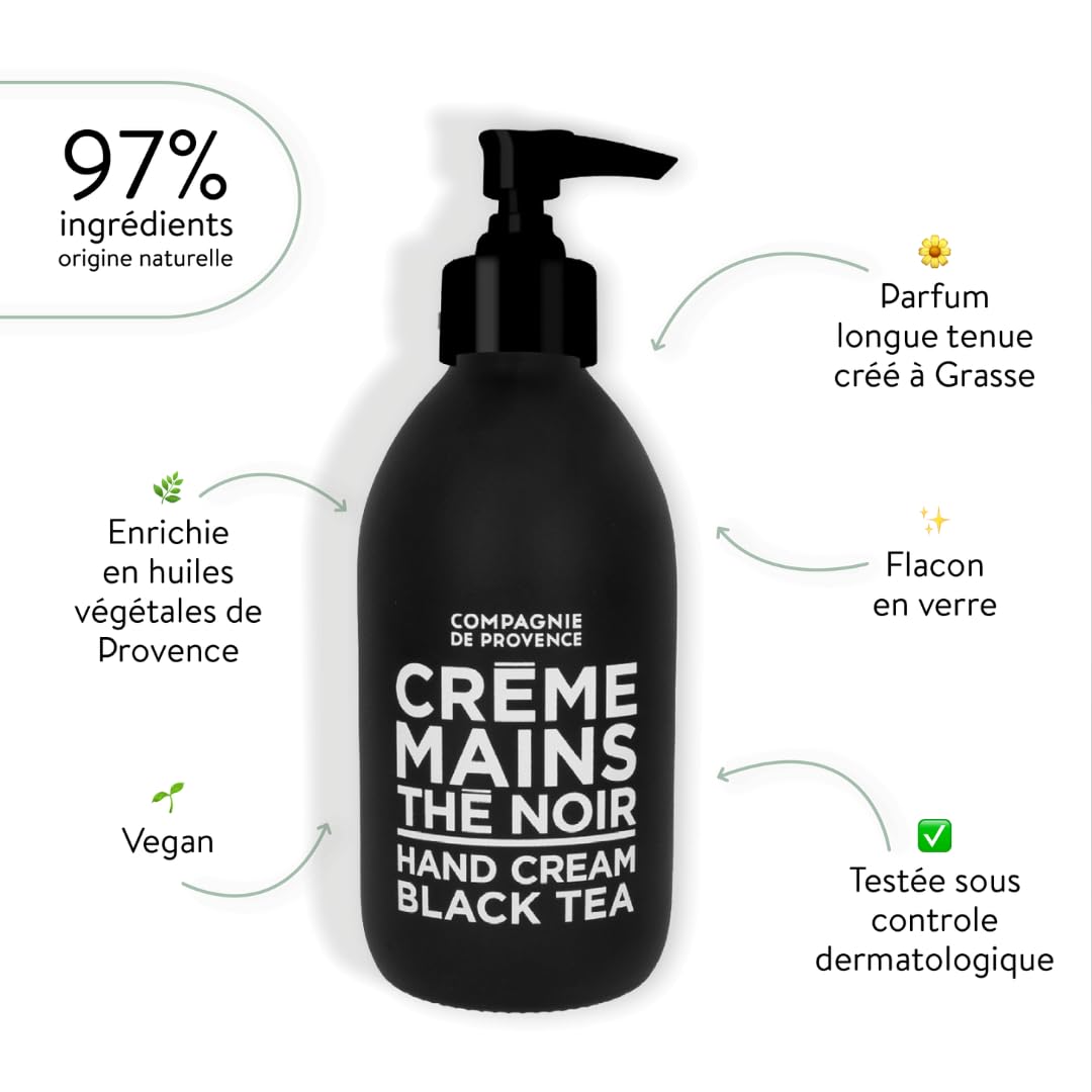 Foto 3 pulgar | Crema De Manos La Compagnie De Provence Té Negro 300ml - Venta Internacional.