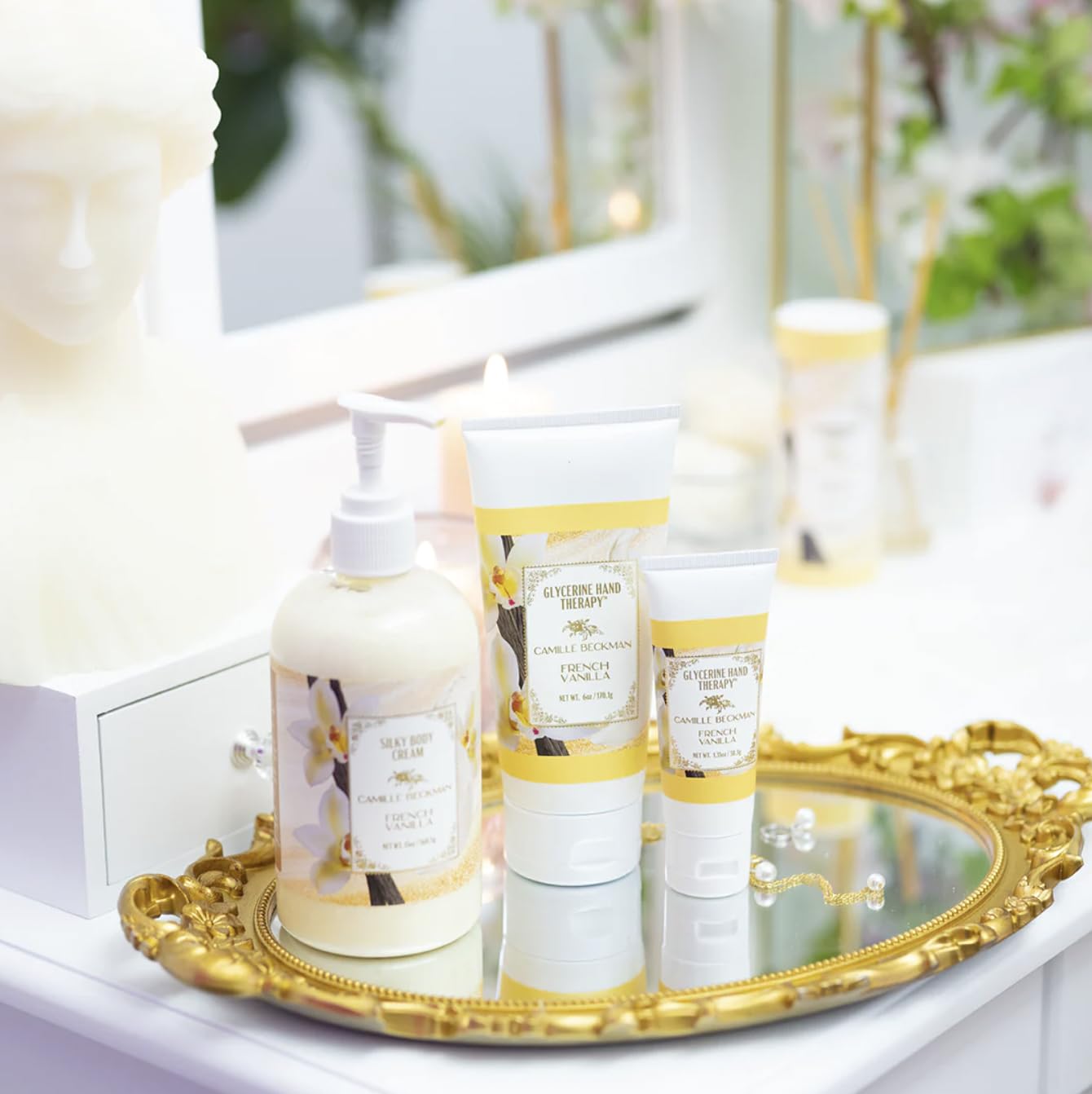 Foto 4 | Crema De Manos Camille Beckman Glicerine French Vanilla 180ml - Venta Internacional.