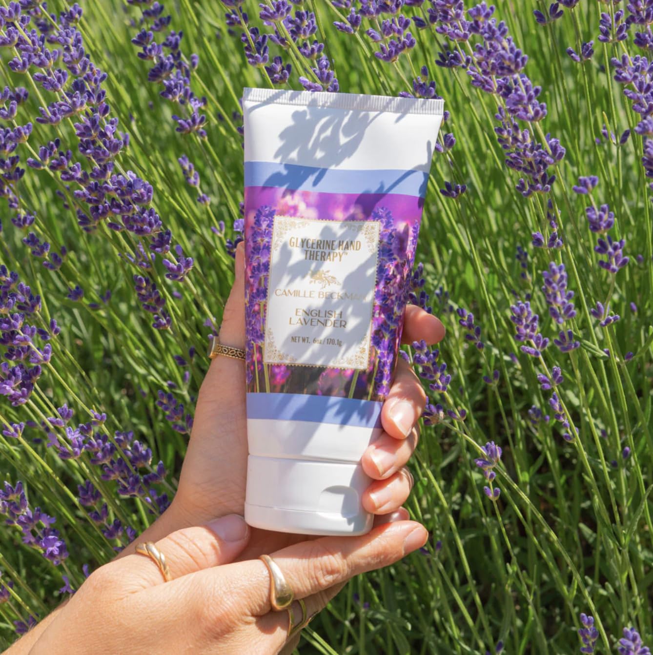 Foto 4 pulgar | Crema De Manos Camille Beckman Glycerine English Lavender 180 Ml - Venta Internacional.