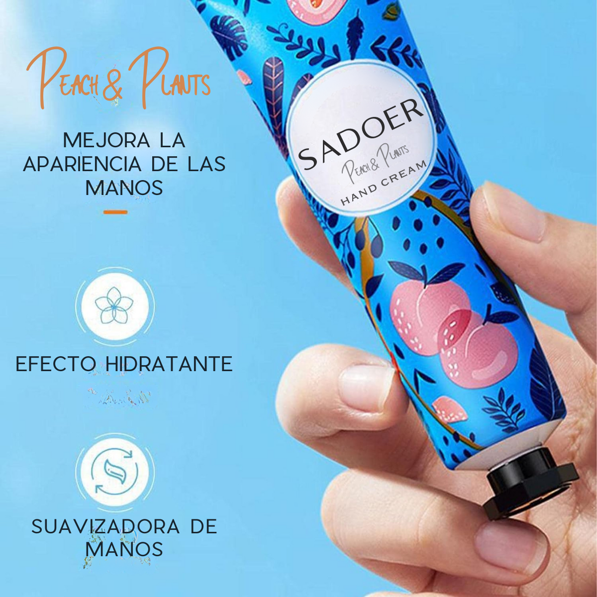 Foto 7 pulgar | Set 3 Cremas Para Manos Hidratante Blueberry Fresa Durazno