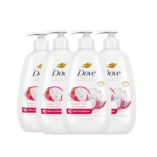 Foto 1 | Jabón De Manos Dove Advanced Care Dragonfruit & Coconut, 4 X 250 Ml - Venta Internacional.